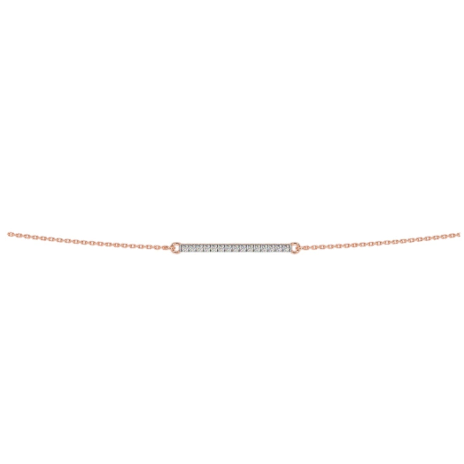 Rose Gold Lovely Charm 925 Sterling Silver Anklet By Kesardeep Impex For Women